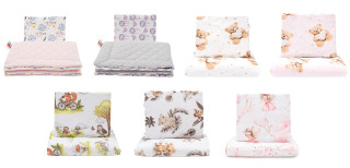 Obojstranný Set z Velvet do kočíka New Baby