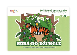 Zvieratkové omaľovánky - Hurá do džungle