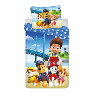Obliečky Paw Patrol "Bridge" 140 x 200, 70 x 90 cm Jerry Fabrics