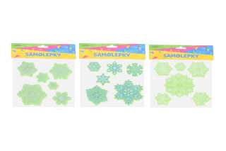 Nálepky svietiace v tme Vločky gélové