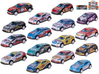 Auto závodné 6,5 cm kov spätný chod