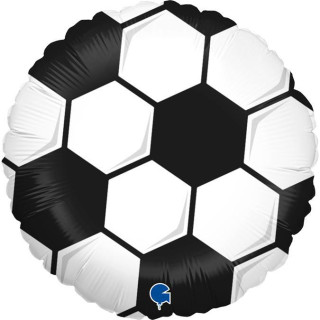 Fóliový nafukovací balónik Futbalová lopta kruh 18"/46 cm