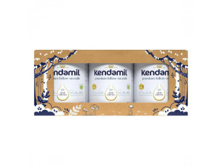 Kendamil Premium 2 HMO+ (3× 800 g), rozprávkové balenie s divadlom O troch prasiatkach