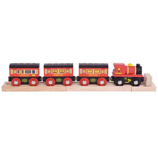 Diaľkový vlak + 3 koľaje Bigjigs Rail