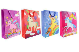 Darčeková taška Jednorožec ohromná 43x55x15 cm