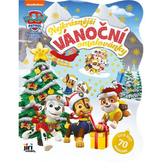 Najkrajšie vianočné omaľovánky so samolepkami Tlapková patrola