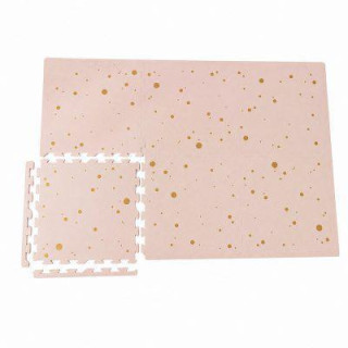 Penová hracia podložka Pink and Gold Confetti Nido Nido