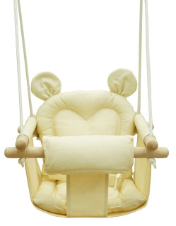 Hojdačka Medvedík 2Kids Toys béžová