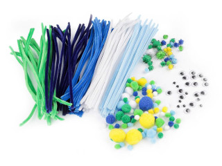 Kreatívna sada detskej tvorenia s lurexom