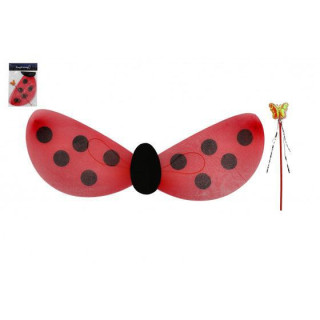 Krídla lienka s prútikom nylon