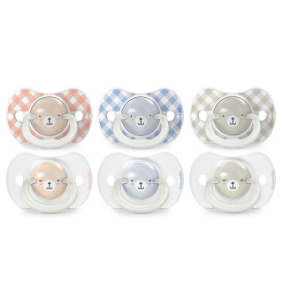 Cumlík fyziologický Deň & Noc silikón Wild & Free 0-6 m 2 ks Suavinex