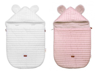 Prešívaný fusak 2 v 1 s kapucňou a luna podšívkou Made with Love Baby Nellys