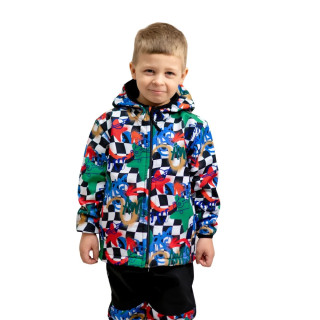 Detská softshellová bunda Duo Play of colors biela Esito