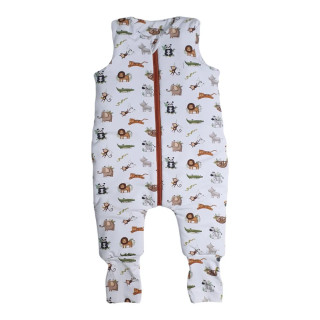 Spací vak s nohavicami Zoo biely Esito