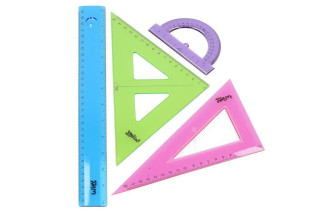 Geometrická sada farebná