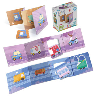 Súprava 3 Kuki leporel Autá KukiKuk