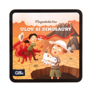 Magnetická hra na cesty - Ulov si dinosaurami Albi