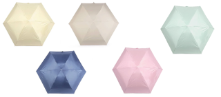 Skladací mini dáždnik s pevným puzdrom