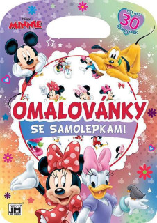 Omaľovánky so samolepkami Minnie