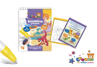 Kúzelné maľovanie vodou/blok s ceruzkou dinosaury created 4 listy