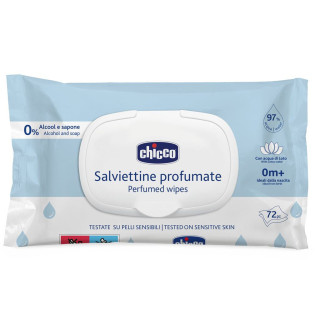 Detské vlhčené obrúsky jemne parfumované 72 ks Chicco