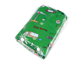 Detská pláštenka s obrázkami zelená