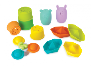 Súprava hračiek do kúpeľa Spin, Squirt & Sail Infantino