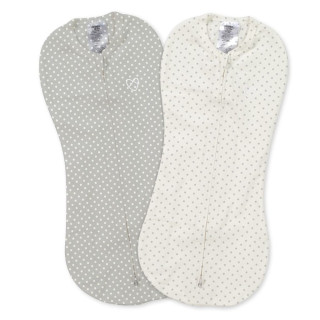 Zavinovačka SwaddleMe™ Pod Grey/White Dot 2 ks Ingenuity Summer