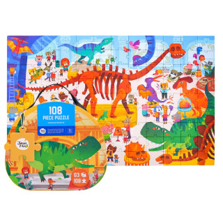 Puzzle Múzeum dinosaurov 108 ks Jarmelo