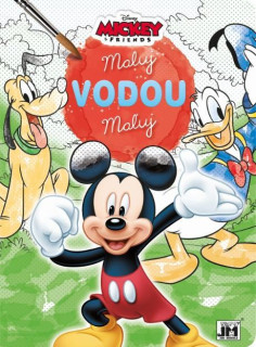 Maľovanky maľuj vodou - Mickey a pretekári