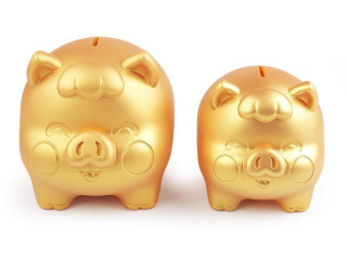 Zlaté prasiatko pre šťastie/pokladnička