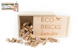 Stavebnica drevená 250 ks v drevenej krabičke 29,5 x 9,5 x 18 cm