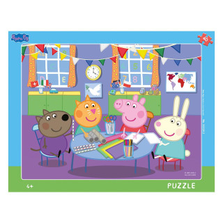 Puzzle 40 dielikov Peppa pig: V škôlke doskovej