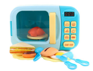 Mikrovlnka modrá na batérie