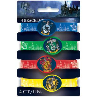 Gumené náramky Harry Potter 4 ks