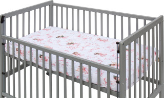 Prestieradlo do postieľky Víla 120 x 60 cm ružové Scarlett