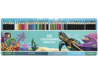 Pastelky v kovovej krabičke 50 ks