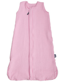 Letný 3D spací vak mušelín ružový