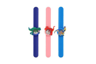 Hodinky detské samonavíjací dinosaurus silikón 22 cm