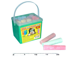 Kriedy chodníkové farebné 20 ks