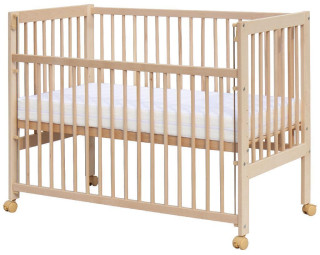 Postieľka so sťahovacím bokom Scarlett Perta - buk - ECO 120 x 60 cm2. akosť