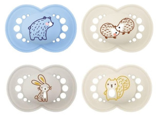 Cumlík Original Colors of Nature silikón 6 m+ so steril. boxom 2 ks MAM