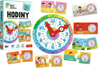 Malý objaviteľ Hodiny vzdelávacia spoločenská hra 19x29x4 cm