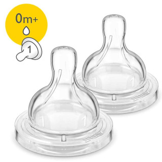 Cumlík Anti-colic/Classic+ Philips AVENT 1 novorodenecký prietok, 2 ks