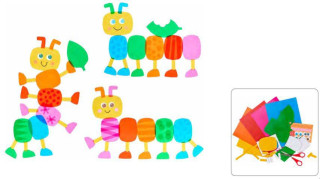 Kreatívna sada Húsenica Obrázky do okna Craft Kit Haba