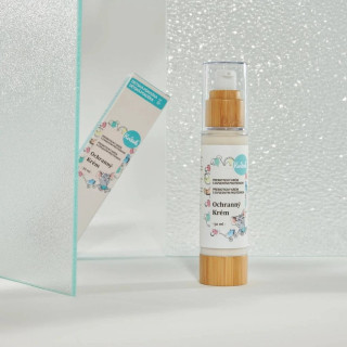 Detský ochranný krém celotelový prebiotický krém s ovseným proteínom 50 ml Kvitok