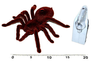 Chlpatý pavúk RC na diaľkové ovládanie 15 cm