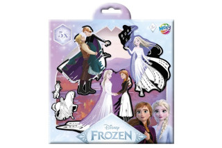 Vyškrabávacie obrázky-samolepky Ľadové kráľovstvo