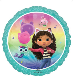 Kruh - Gábinin kúzelný domček 43 cm - fóliový balónik