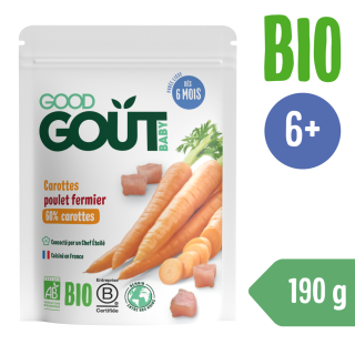 Good Gout BIO Mrkva s farmárskym kuriatkom 190 g